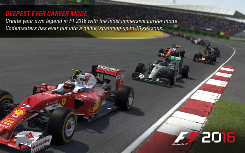 F1 2016 – Đua xe F1 đỉnh cao trên Mac