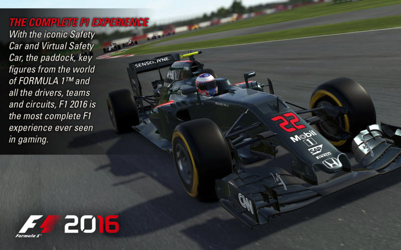 F1 2016 – Đua xe F1 đỉnh cao trên Mac