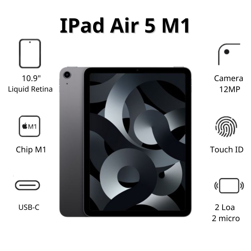 Máy tính bảng Apple IPad Air 5 M1 Wifi MM9C3ZA/A | Chính ...