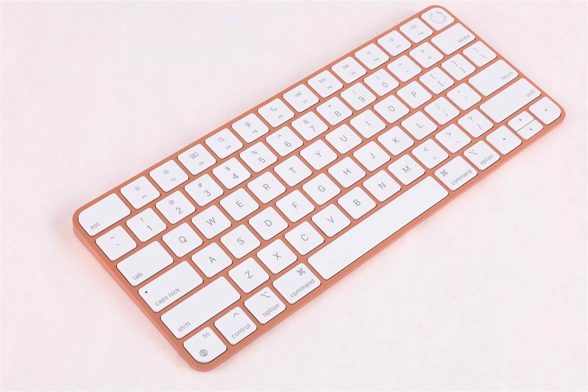 Orange Apple Magic Keyboard W/Touch ID || Compact Layout No ...