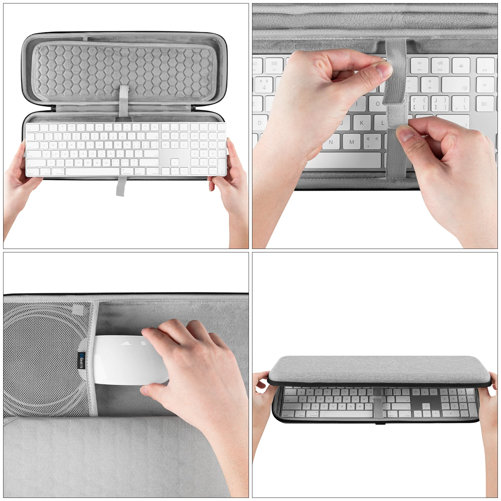 Geekria Hard Carrying Keyboard Case Compatible with Apple ...