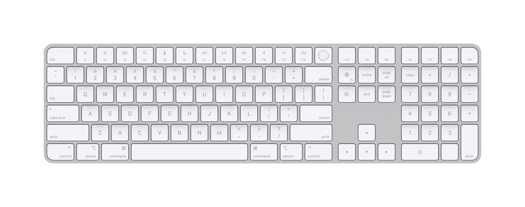 Magic Keyboard with Touch ID and Numeric Keypad for Mac ...