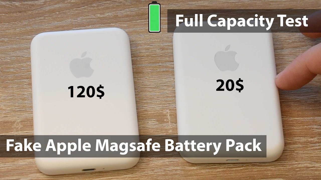 Real vs Fake Apple Magsafe Battery Pack – Full Capacity Test – Long Term Test