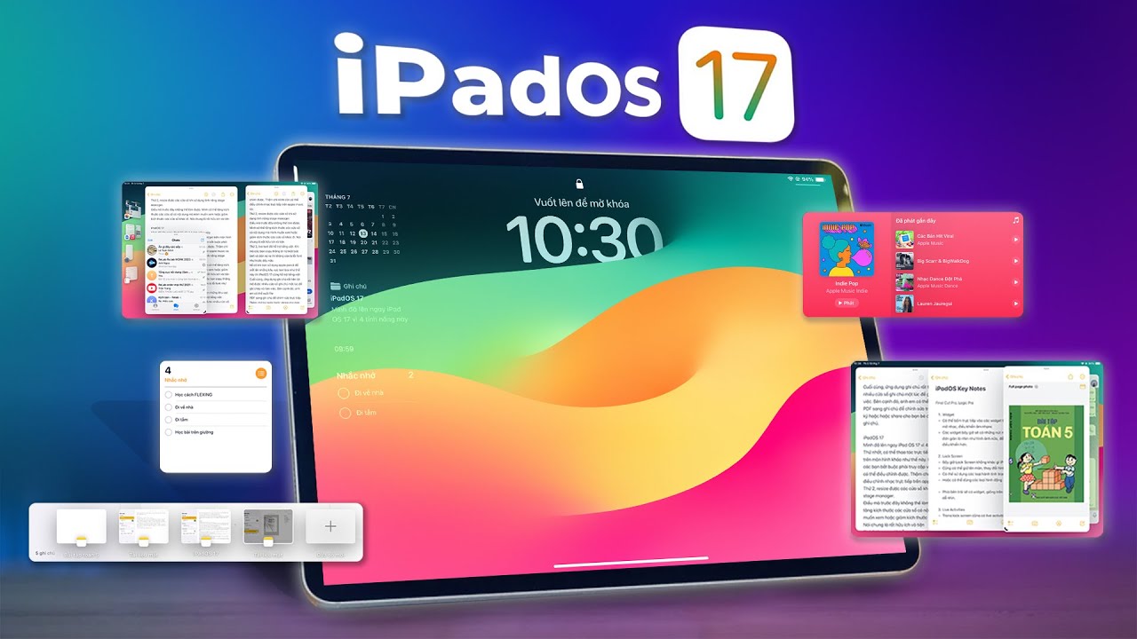 iPadOS 17 Beta: Thay đổi lớn trên Stage Manager - Widget TRỰC QUAN - Live  text hỗ trợ tiếng Việt