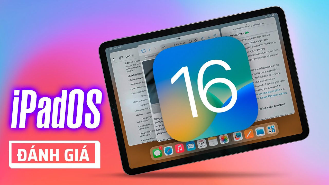 Đánh giá iPad OS 16