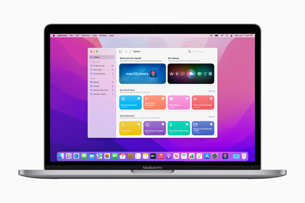 macOS Monterey introduces powerful features to get more done ...