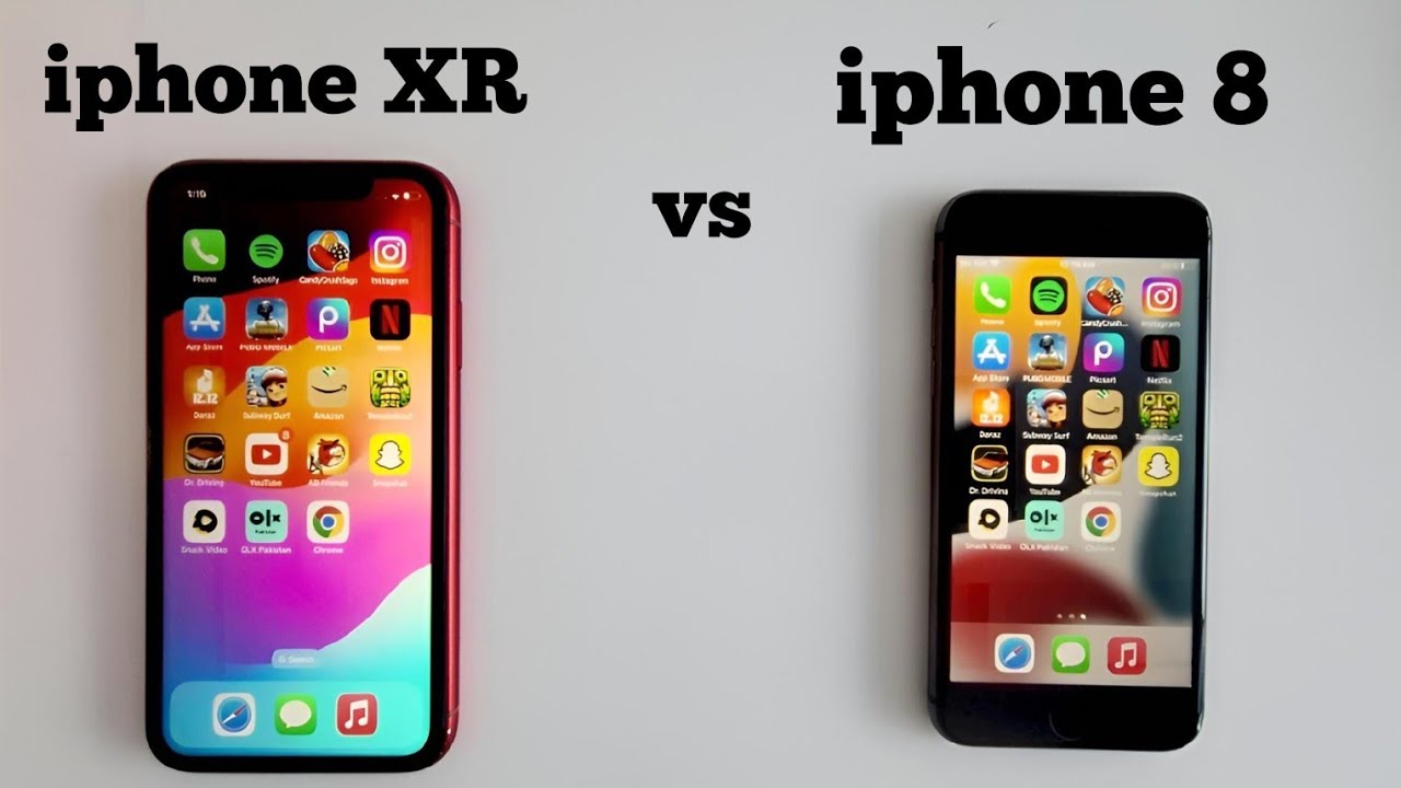 iphone XR VS iphone 8 in 2023 || Speed Test