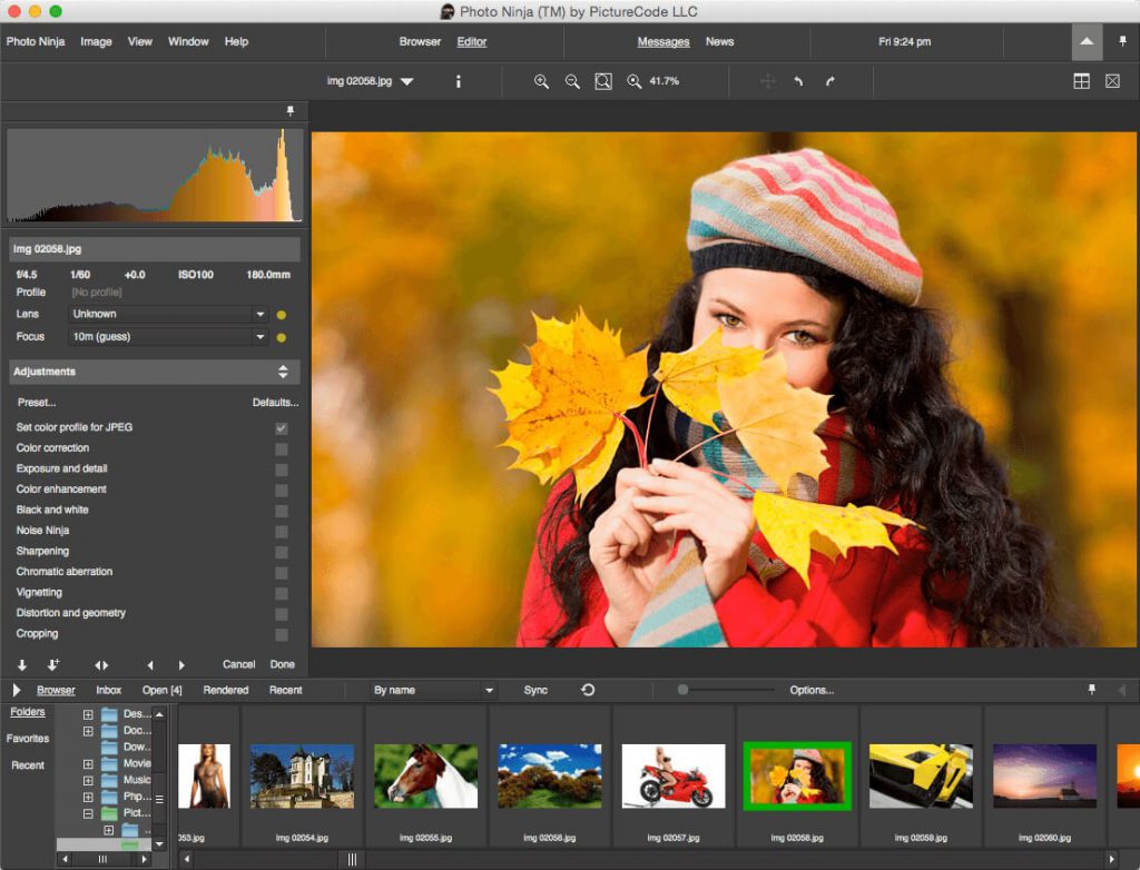 PhotoNinja – Công cụ chỉnh sửa và chuyển đổi ảnh Raw gọn nhẹ