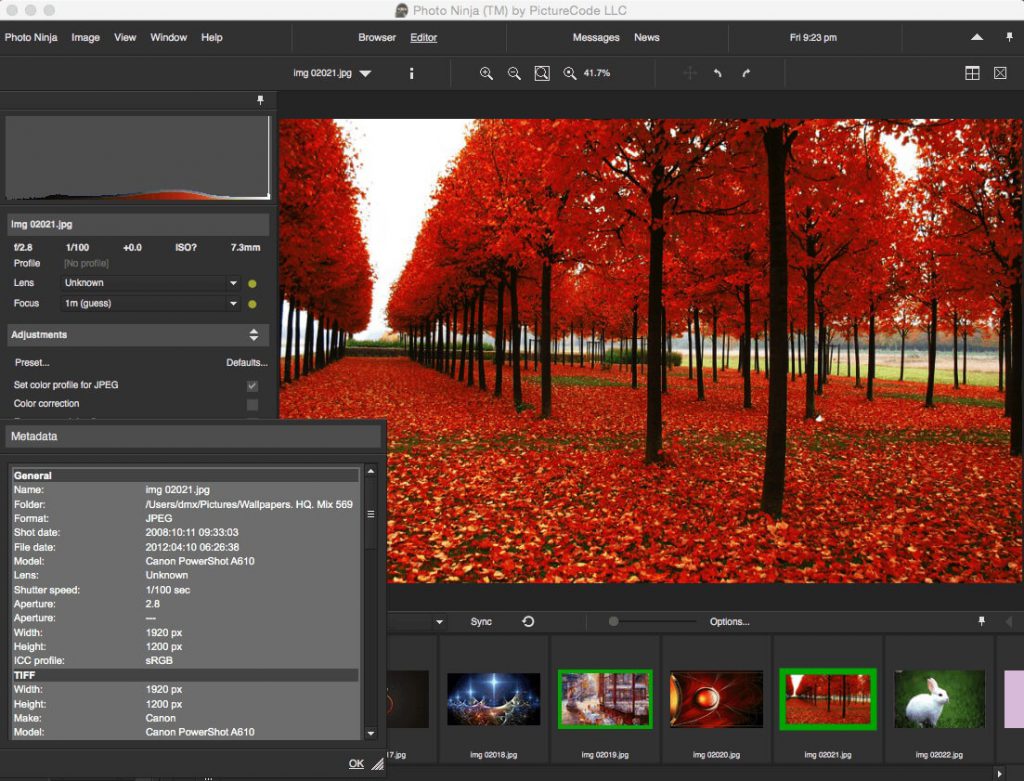PhotoNinja – Công cụ chỉnh sửa và chuyển đổi ảnh Raw gọn nhẹ