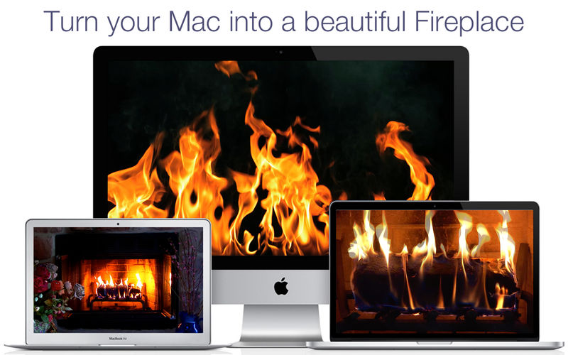 Fireplace Live HD+ Screensaver – Trình Screensaver “rực cháy”