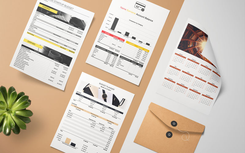 DesiGN for Numbers – Templates – Mẫu template cho Numbers