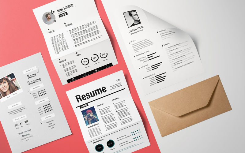 Resume Templates Design – thư viện templates CV dành cho Pages