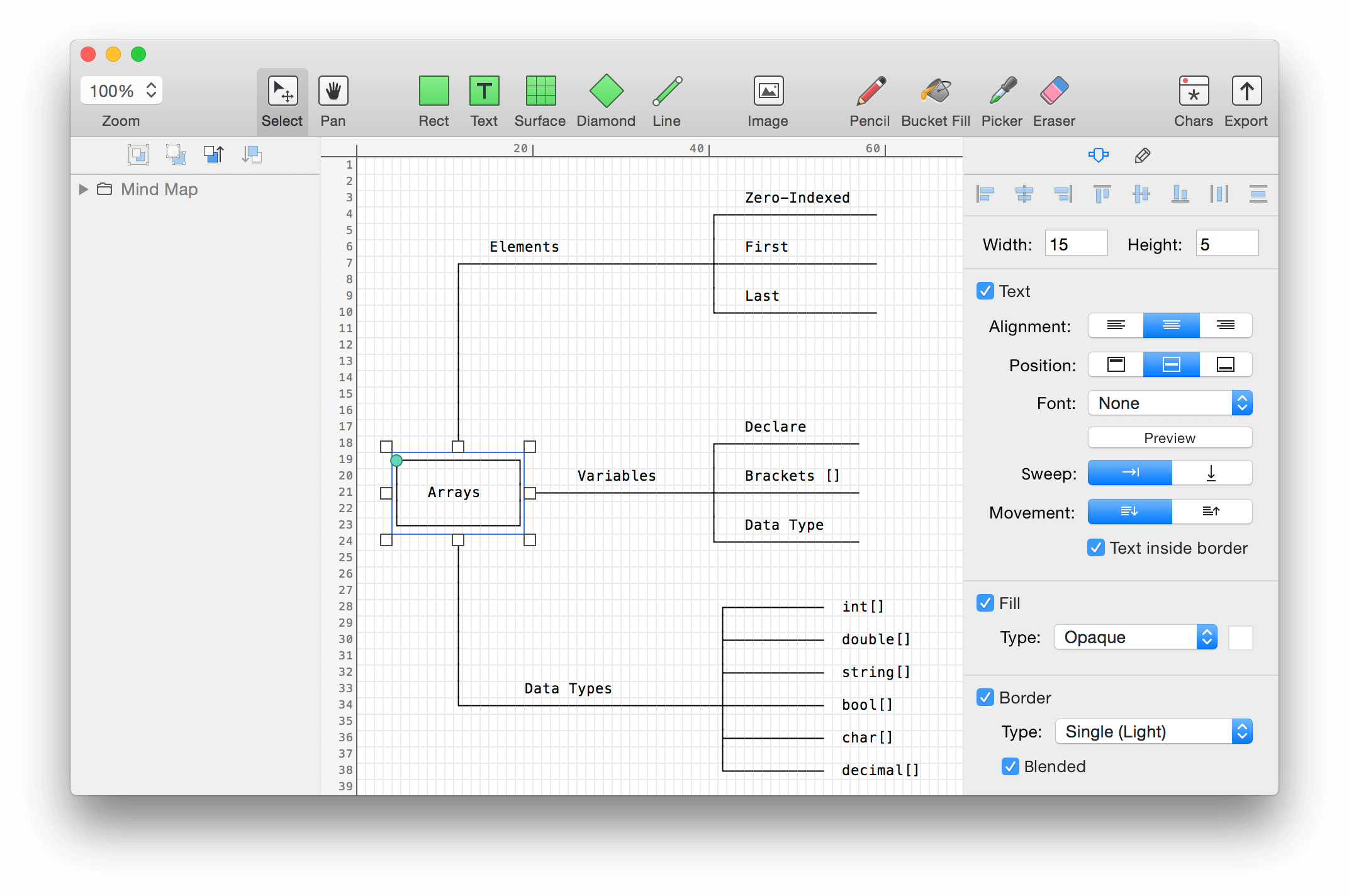 Monodraw – Công cụ vẽ đa dụng