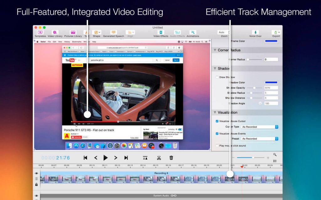 Screenium – Tiện ích nhỏ gọn quay phim màn hình