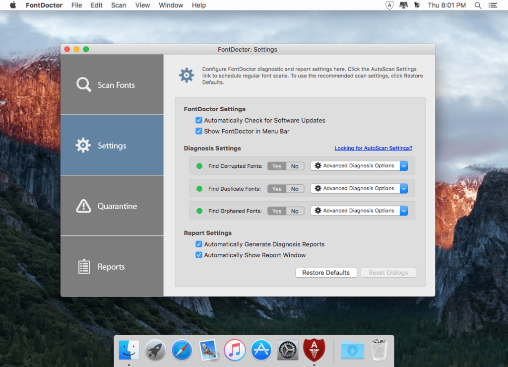 FontDoctor – Công cụ chuẩn đoán và sửa lỗi Font trên Mac