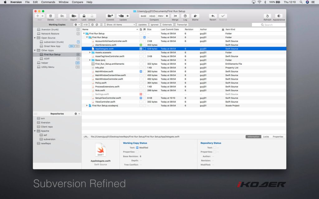Xversion – Công cụ quản lý Subversion