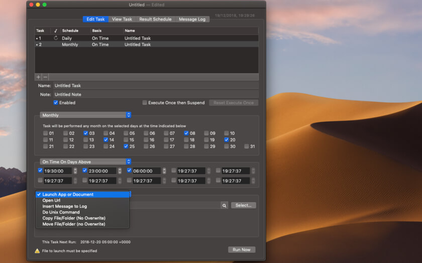 Cronette – Công cụ hẹn giờ thực thi một tác vụ bất kỳ