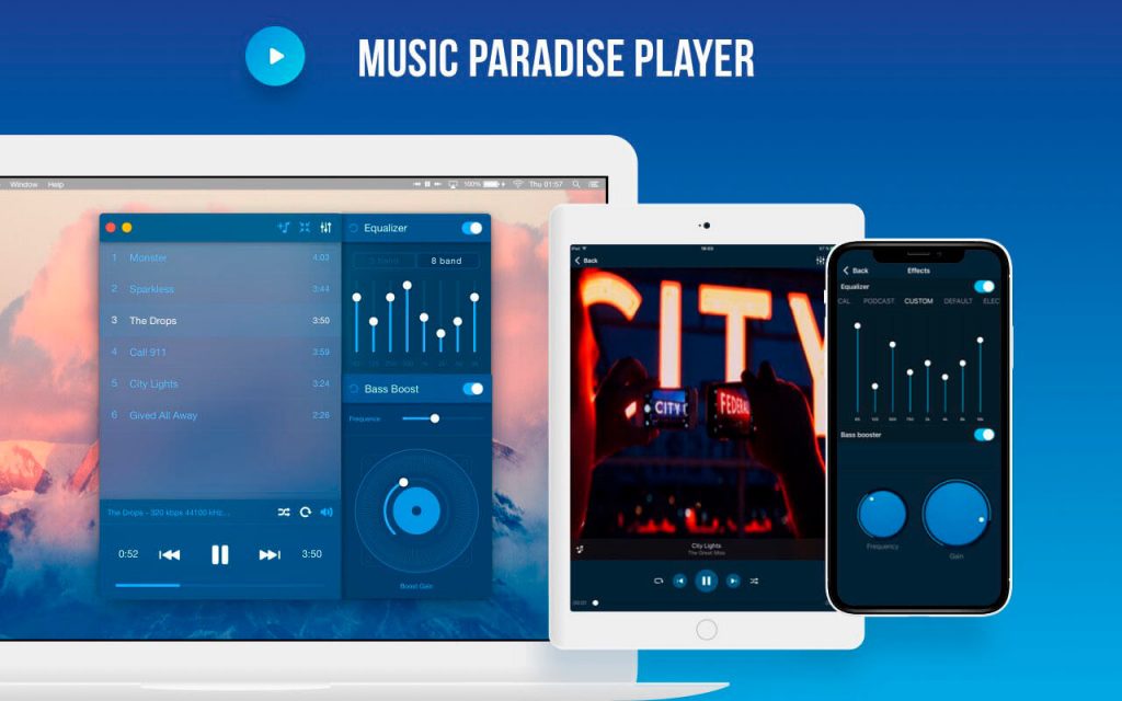 Music Paradise Player – Trình phát nhạc hiện đại trên Mac