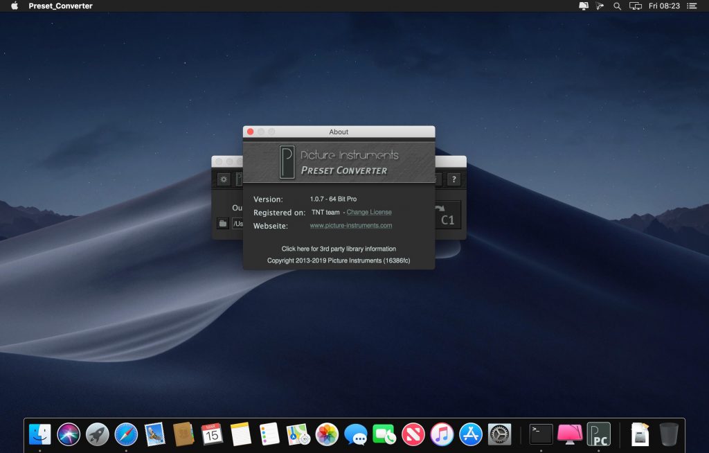 Picture Instruments Preset Converter Pro – Convert Preset LR sang Capture One