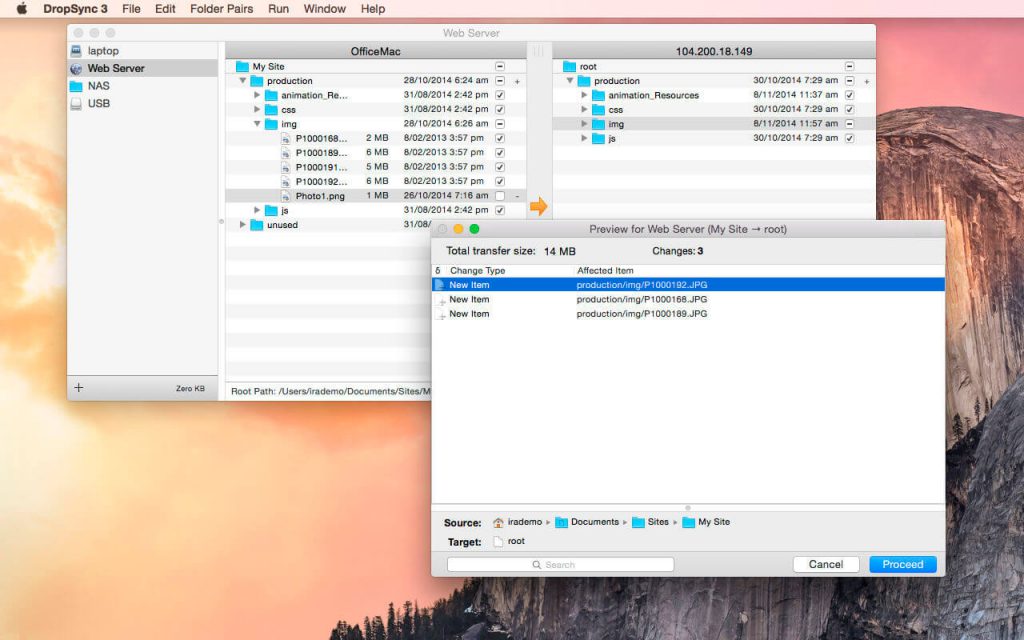1553421900_dropsync02-1024x640-1 DropSync – Đồng bộ, sao chép dữ liệu giữa các thư mục