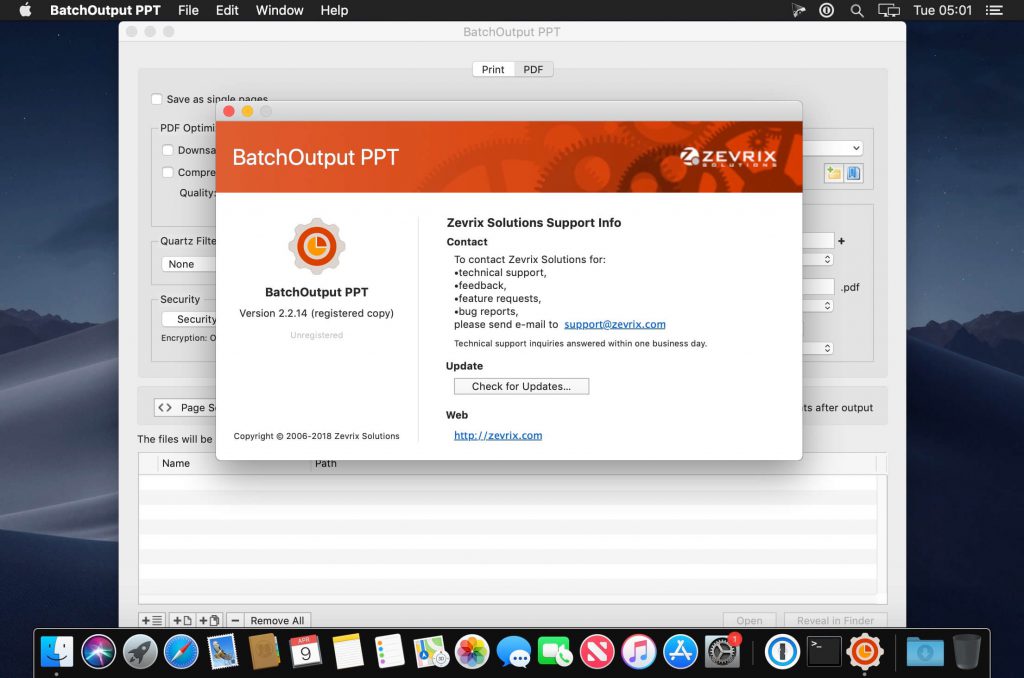 BatchOutput PPT – In, xuất file Powerpoint hàng loạt