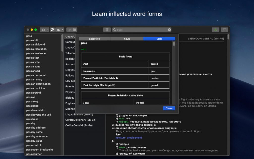 ABBYY Lingvo Dictionary – Ứng dụng tra từ điển đa ngôn ngữ