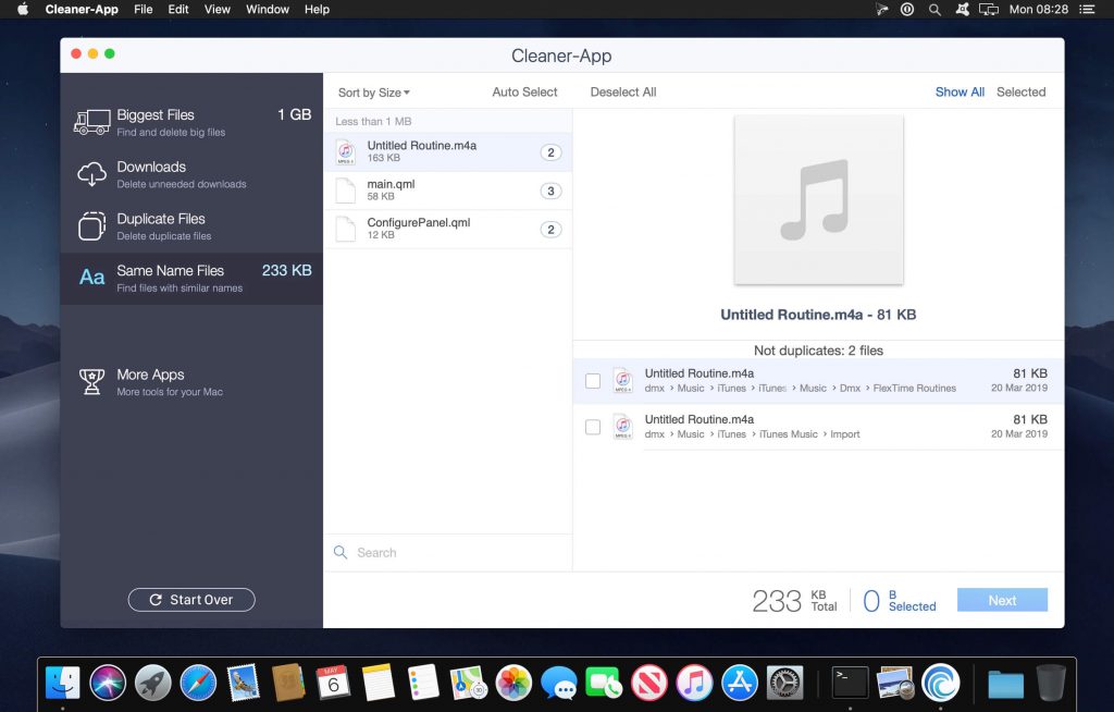 Cleaner-App Pro – Dọn dẹp, tối ưu dung lượng ổ cứng trên Mac
