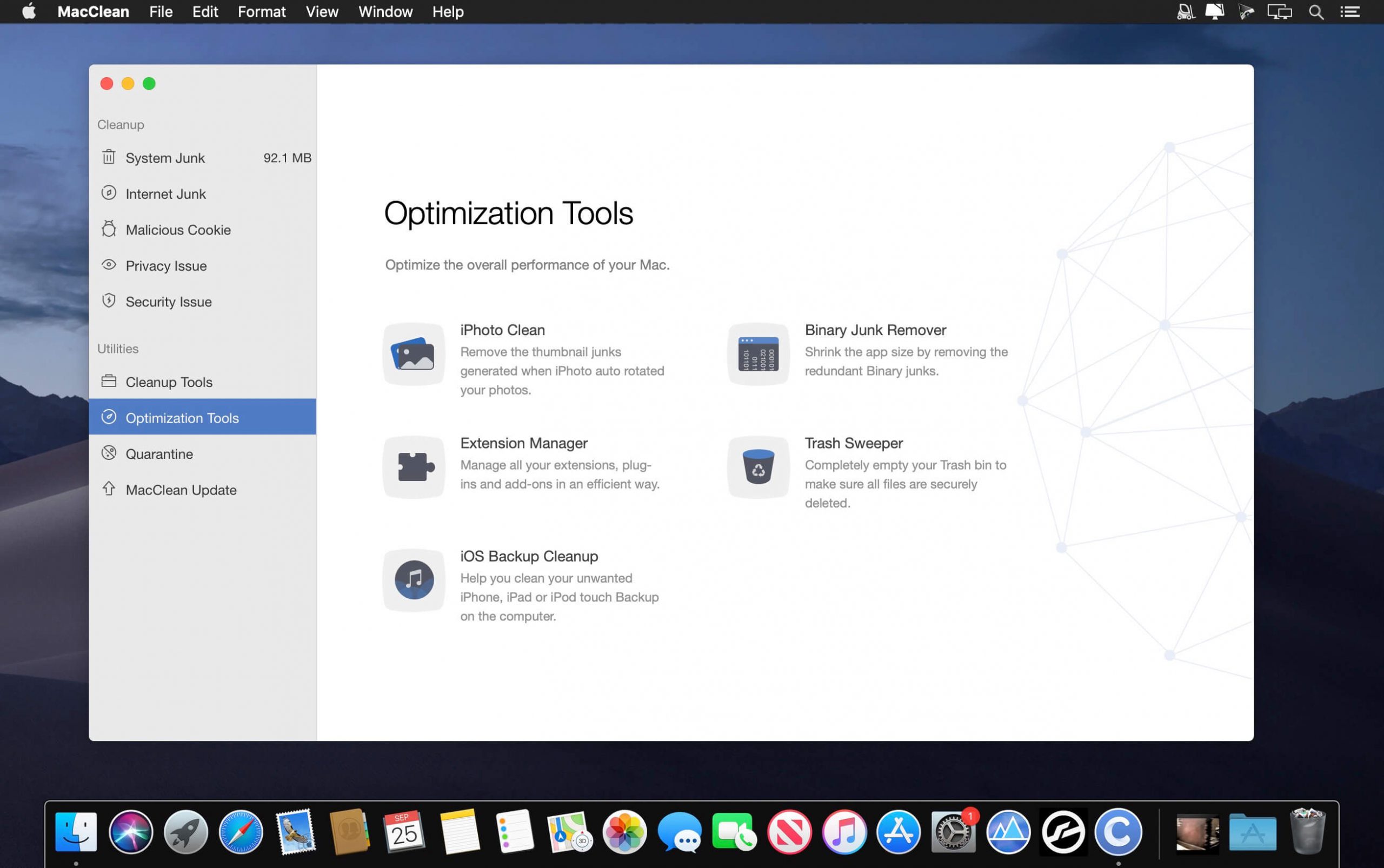 MacClean – Công cụ dọn dẹp hệ thống gọn nhẹ
