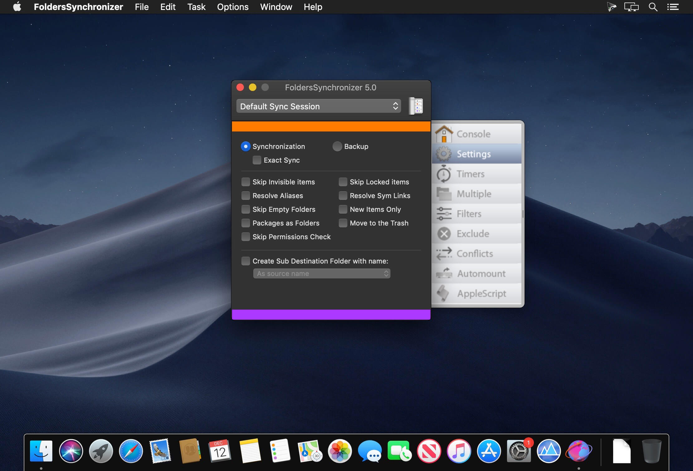 FoldersSynchronizer – Tự động đồng bộ File & Folder trên Mac