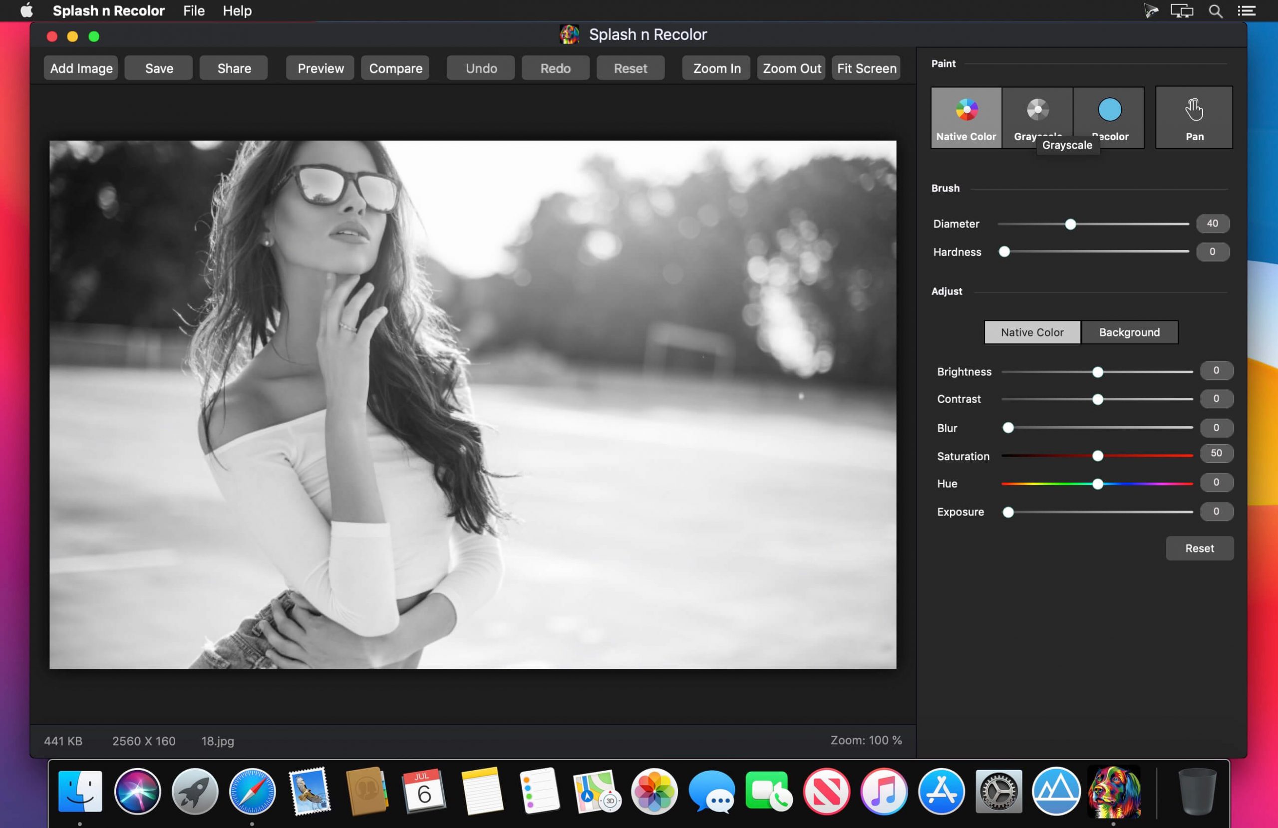 Splash n Recolor – Tạo hiệu ứng ảnh màu + đen trắng lạ mắt