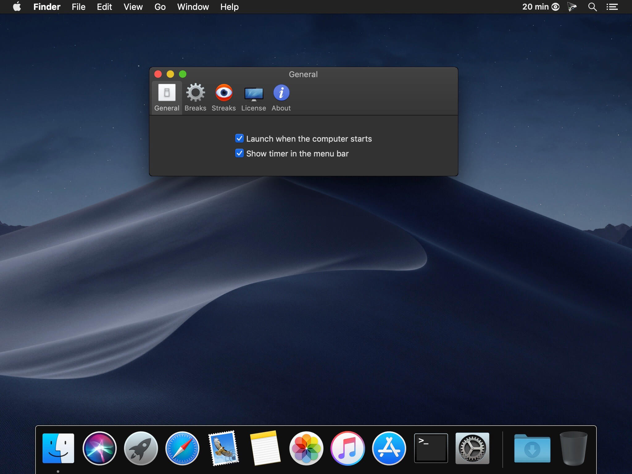 Breaks for Eyes – Ứng dụng nhắc nhở nhìn xa bảo vệ mắt