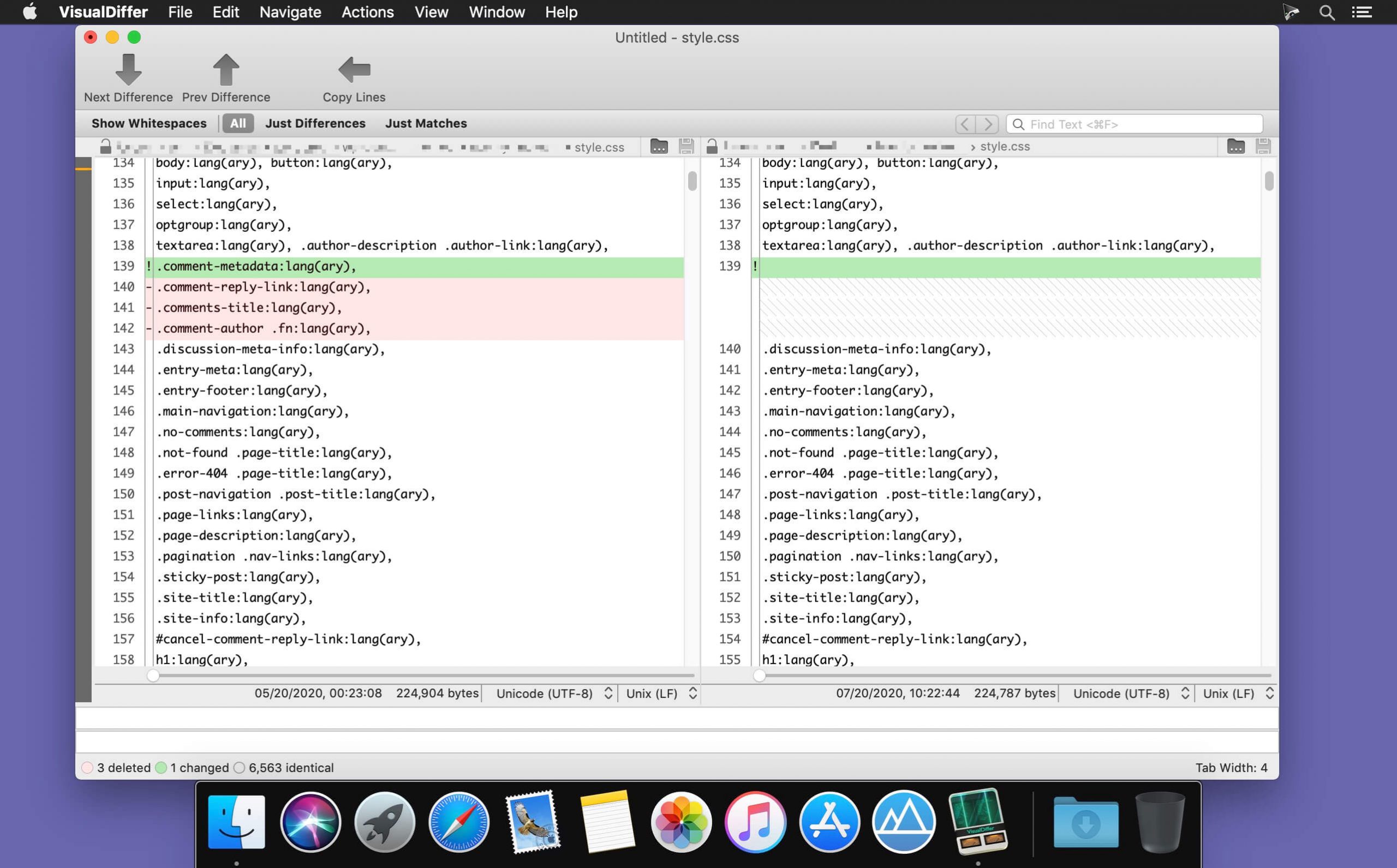 VisualDiffer – Công cụ so sánh nội dung file, thư mục tuyệt vời