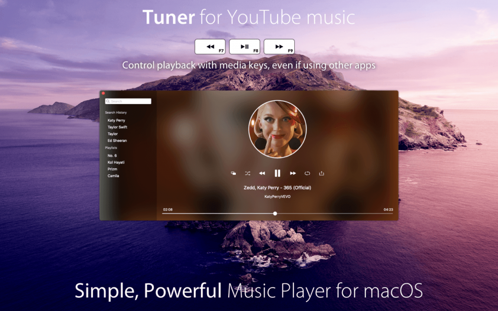 Tuner for YouTube music – Trình phát nhạc trên Youtube gọn nhẹ