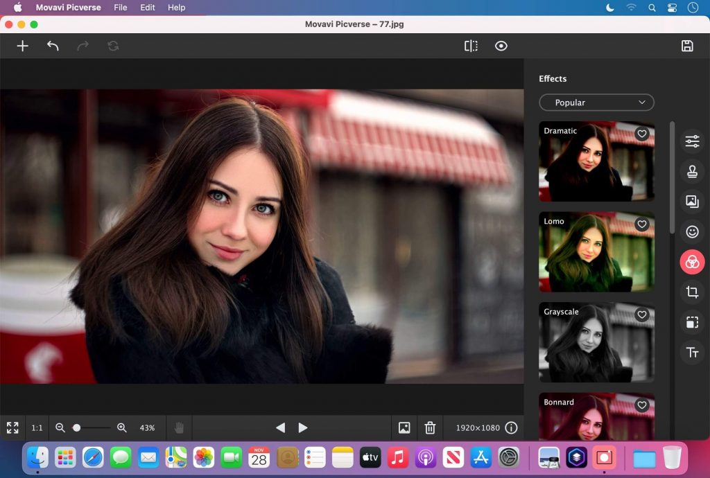 Movavi Picverse – Công cụ chỉnh sửa ảnh gọn nhẹ