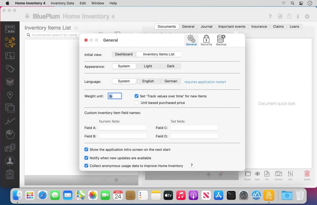 Home Inventory – Công cụ quản lý tài sản, công cụ, dụng cụ cá nhân