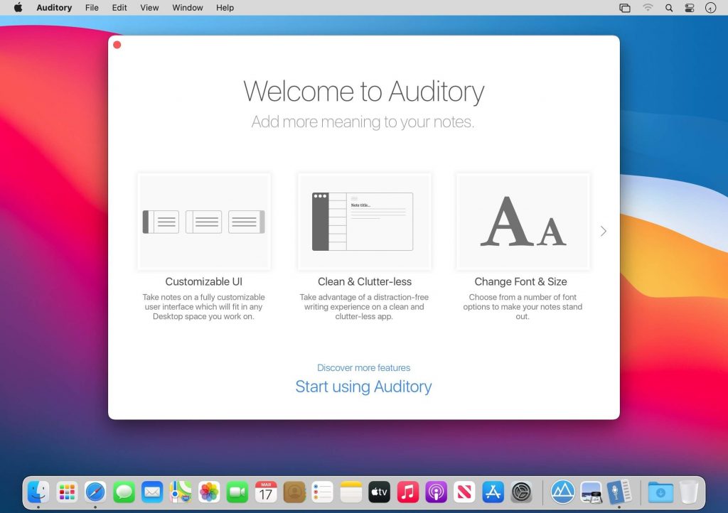 Auditory – Công cụ hỗ trợ viết & ghi âm trên Mac