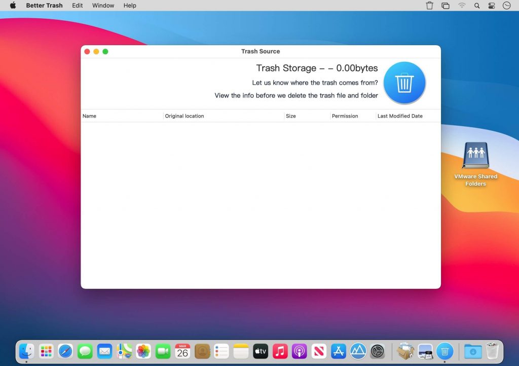Better Trash – Dọn sạch file cứng đầu trong thùng rác