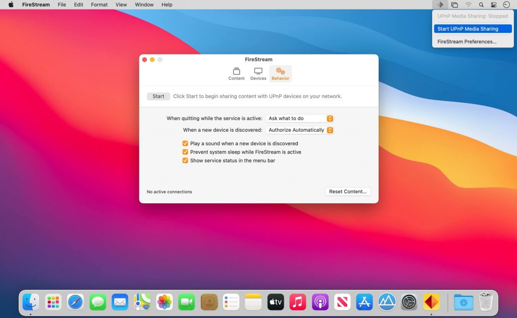 FireStream – Ứng dụng tạo UPnP/DLNA media server