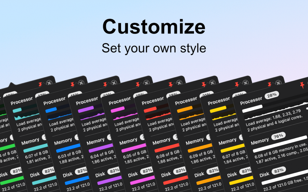 Stats Panel – Thông tin hệ thống trên Menubar