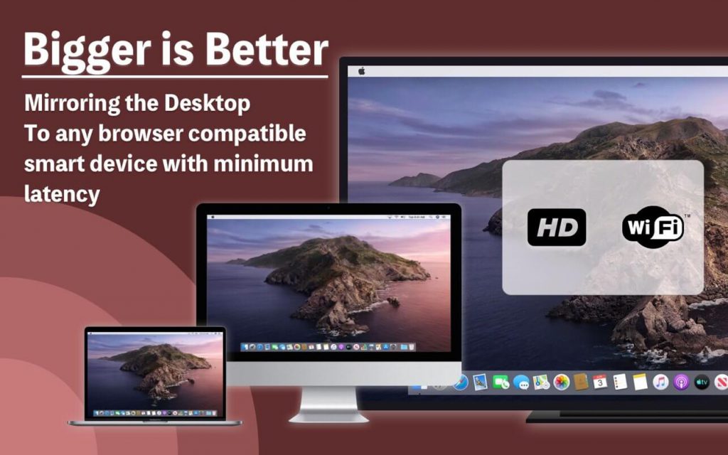 Mirror for Any Device – Hiển thị màn hình Mac lên bất kỳ thiết bị nào có trình duyệt web