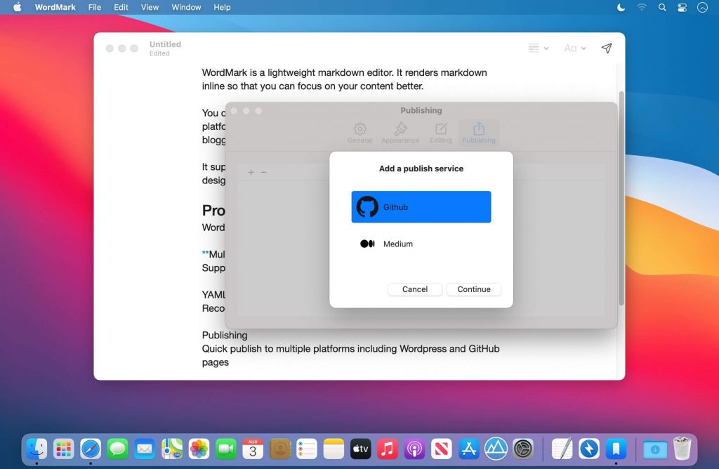 WordMark – Trình markdown editor gọn nhẹ