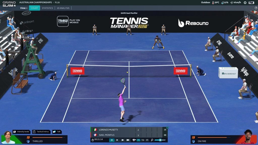 Tennis Manager 2021 – Quản lý các tay vợt vĩ đại