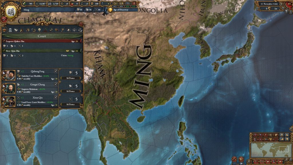 Universal Europe IV – Game chiến lược