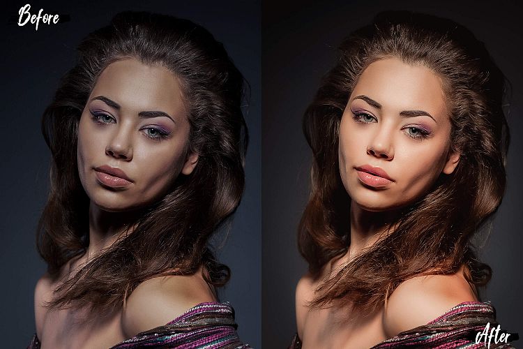 18 Perfect Skin Photoshop Actions + ACR LUTs Presets – Action chuyên về màu da