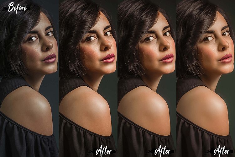18 Perfect Skin Photoshop Actions + ACR LUTs Presets – Action chuyên về màu da