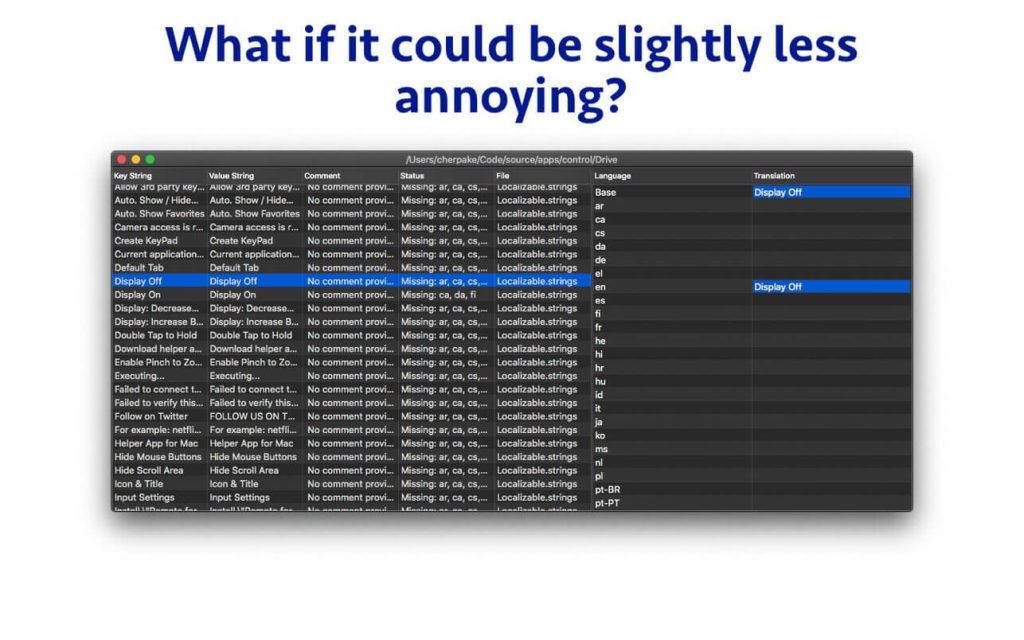 18 Strings – Công cụ đọc và chỉnh sửa file .strings
