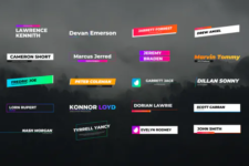 20 Creative Lower Thirds for Final Cut – 20 hiệu ứng chữ cho Final Cut