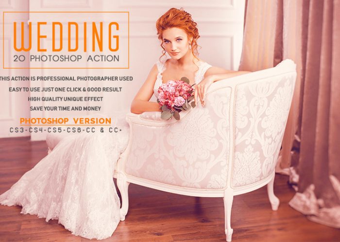20 Wedding Photoshop Action – 20 action màu cho ảnh cưới [Photoshop]