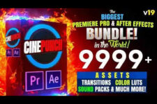 CINEPUNCH V18,19 – Transitions I Color LUTs I Pro Sound FX I 9999+ VFX Elements- Bộ tổng hợp các công cụ hỗ trợ dựng phim cực hay