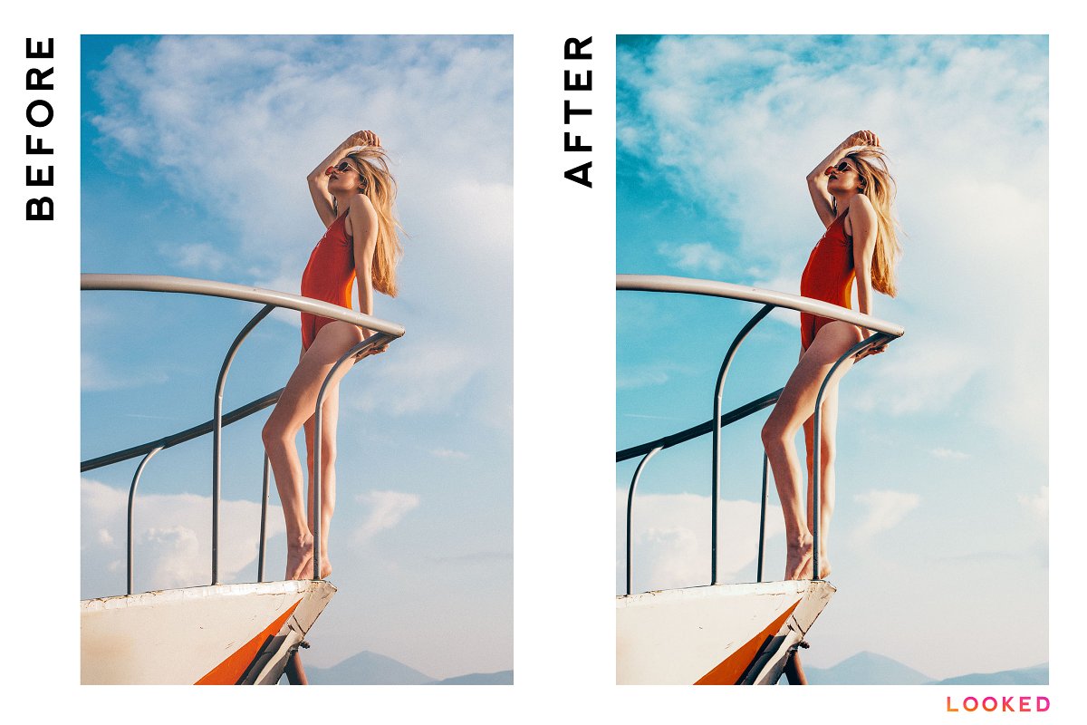 20 Professional Teal & Orange LUTS – 20 Preset lọc màu dành cho Photoshop